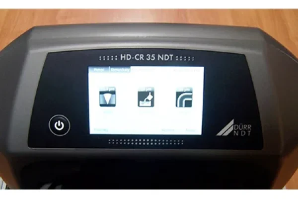 Pantalla digital Dürr NDT con inteligencia artificial para Ensayos No Destructivos en radiografía computarizada.